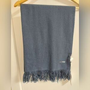 Blue Fringe Men's Scarf